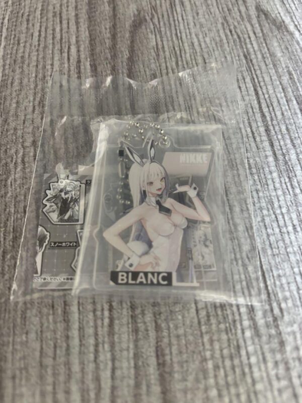Goddess Of Victory Nikke Acrylic Key Chain Blanc F/S-M501 from japan Rare  Good
