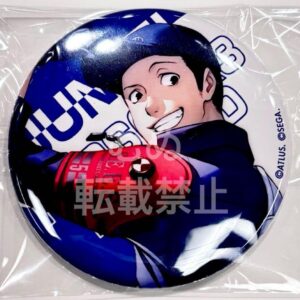 Persona 3 Nanja Town Mini Game C Prize Can Badge Junpei F/S-M501 from japan Rare