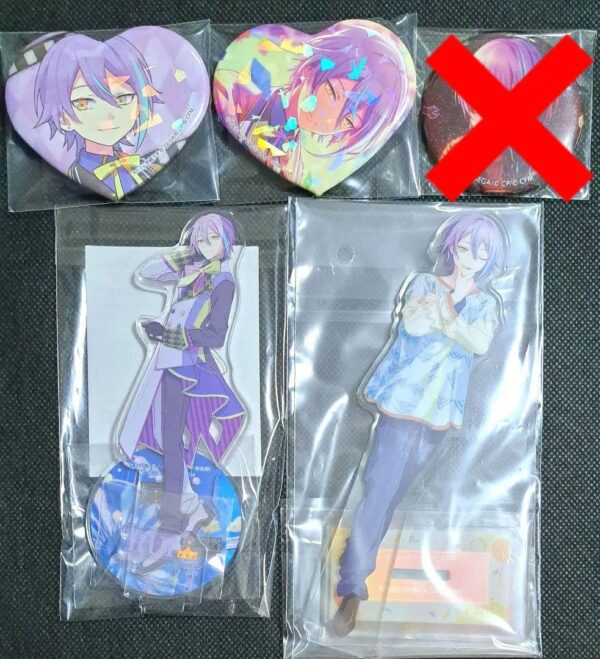Proseca Haruka Can Badge Mini Colored Paper World Jewelry Box Lucky Lottery F/S-