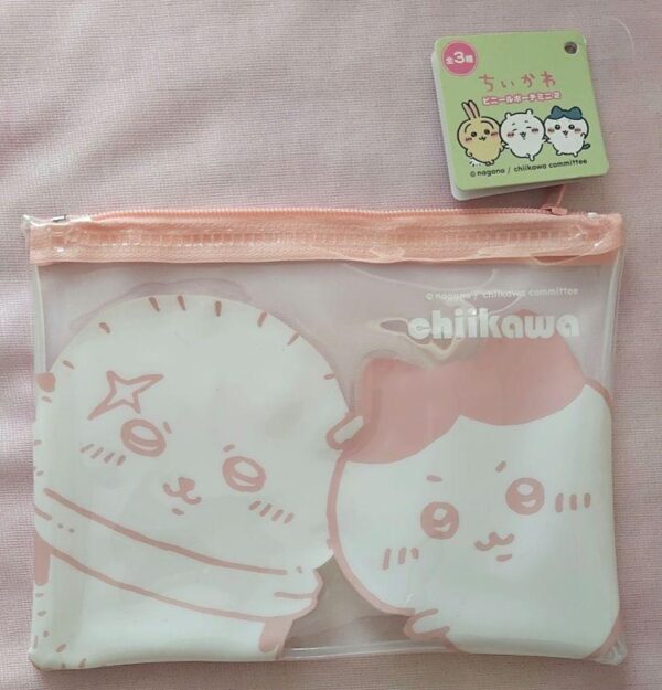 Chiikawa Hachiware Otter Vinyl Pouch 100 Yen Store Seria