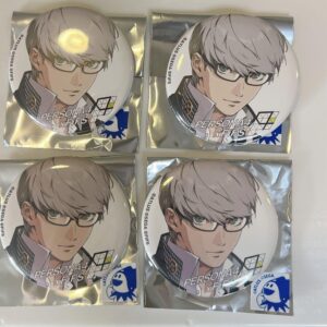 Persona 3 Fifs Bancho Main Character Can Badge White 4 Secrets F/S-M501 from jap