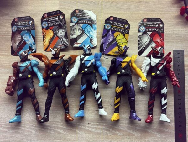 Tag Kamen Rider Build 5 Piece Set Hero Soft Bi F/S-M503 from japan Rare  Good co