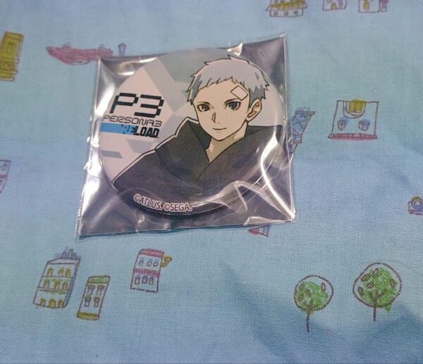 Persona 3 Reload Akihiko Sanada Village Vanguard Can Badge F/S-M501 from japan R