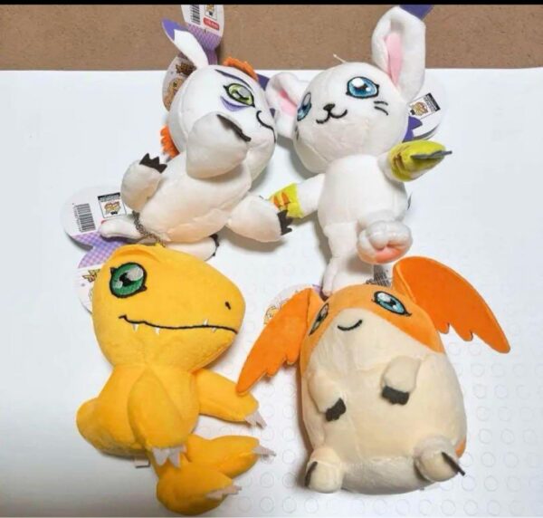 Digimon Adventure 100 Yen Store Can Do Plush Toys 4 Types F/S-M503 from japan Ra