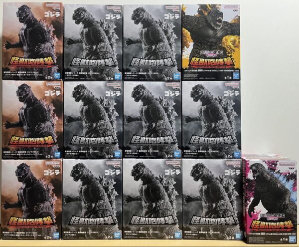 Toho Monster Series Roaring Shot Godzilla 1954 13-Piece Set F/S-M503 from japan