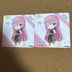 Proseca Karaoke Hall Coaster Luka Megurine F/S-M501 from japan Rare  Good condit