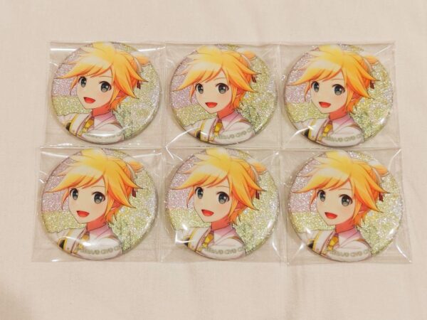 Project Sekai Proseca Glitter Can Badge Vol.33C Kagamine Len F/S-M501 from japan