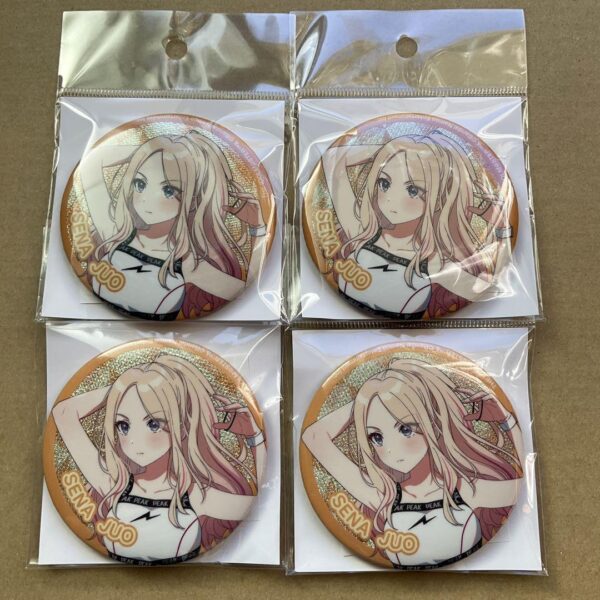 Gakuen Idolmaster Gakumas Juou Seinan Glitter Can Badge 4 Pieces