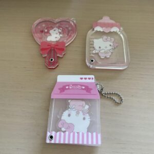 Sanrio Secret Custom Acrylic Keychain Hello Kitty F/S-M501 from japan Rare  Good