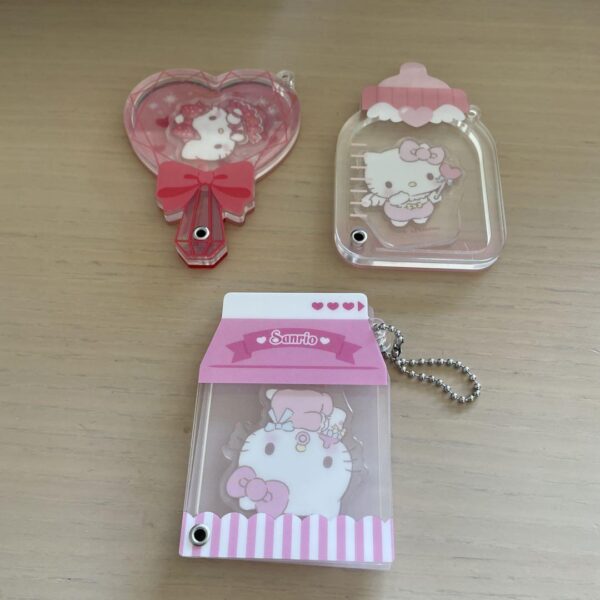Sanrio Secret Custom Acrylic Keychain Hello Kitty F/S-M501 from japan Rare  Good