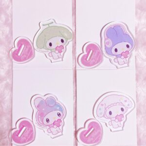 My Melo 50Th Anniversary Seria Daiso 100 Yen Acrylic Stand F/S-M503 from japan R