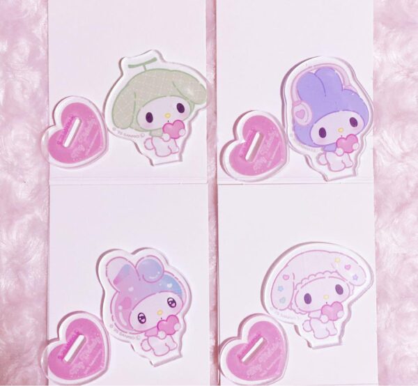 My Melo 50Th Anniversary Seria Daiso 100 Yen Acrylic Stand F/S-M503 from japan R
