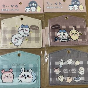 Chiikawa Window Card Case, 4 Types, Set Of 100 Yen Seria