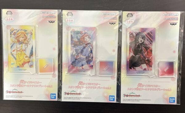 Art Acrylic Plate With Gakuen Idolmaster Stand Vol.2 Traffic Light Set
