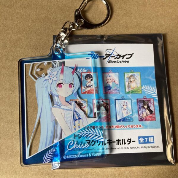 Chise Blue Archive Acrylic Keychain F/S-M501 from japan Rare  Good condition