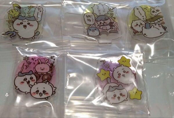 Chiikawa Acrylic Stand 5-Type Hachiware Set