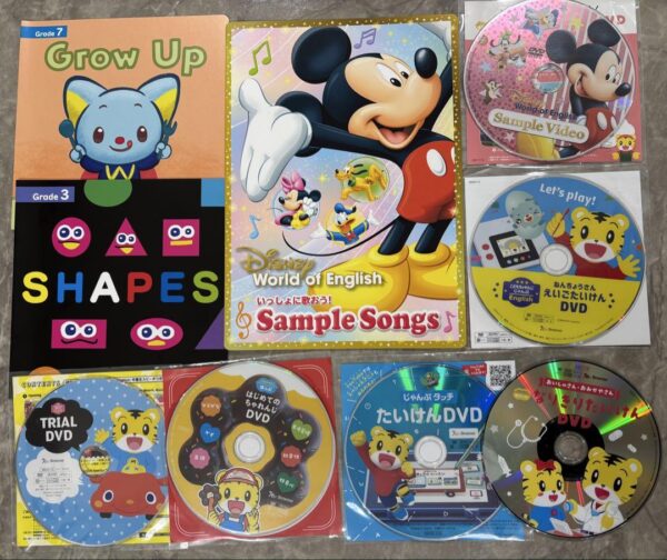 Disney English Children'S Challenge Dvd 6 Samples F/S-M501 from japan Rare  Good