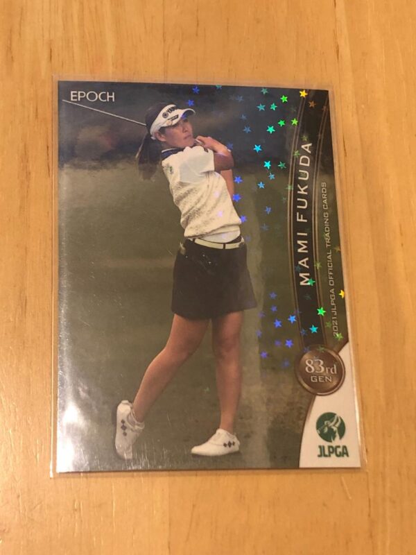 Mami Fukuda 21 Epoch Jlpga Holofoil Parallel F/S-M501 from japan Rare  Good cond