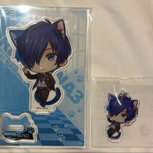 Protagonist Persona 3 Acrylic Stand Keychain Nanja Town Osamu Yuki Set F/S-M501