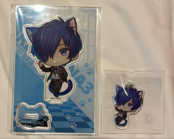 Protagonist Persona 3 Acrylic Stand Keychain Nanja Town Osamu Yuki Set F/S-M501