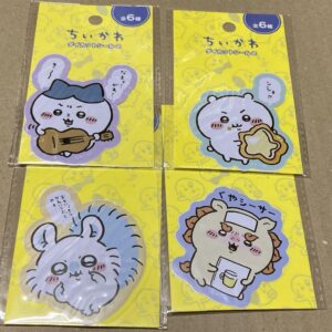 Chiikawa Die Cut Seal 2 4 Pieces Set
