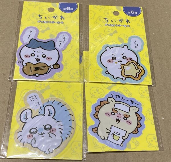 Chiikawa Die Cut Seal 2 4 Pieces Set