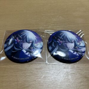 Glitter Tin Badge Ning F/S-M501 from japan Rare  Good condition