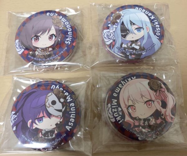 Mafuyu Kanade Proseca Picture Name Mizuki Sega Lucky Kuji Can Badge Lottery F/S-