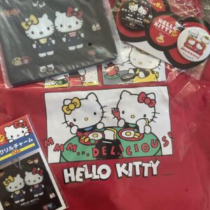 Hello Kitty Lottery Set F/S-M501 from japan Rare  Good condition