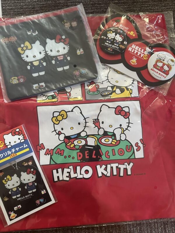 Hello Kitty Lottery Set F/S-M501 from japan Rare  Good condition