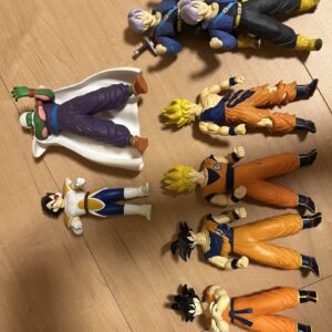 Dragon Ball Son Goku Vegeta Trunks Piccolo Soft Vinyl Set F/S-M503 from japan Ra