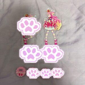 Komugi Inukai Cure Wonderful Mini Acrylic Stand F/S-M501 from japan Rare  Good c
