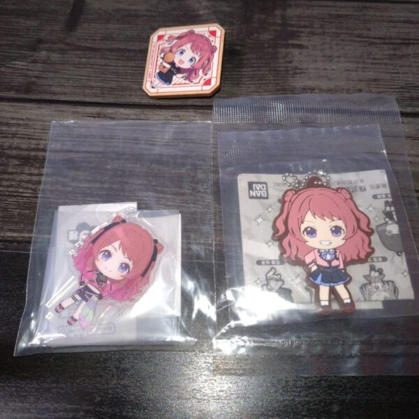 Gakumasu Hanami Saki Acstar Labast Wooden Badge Set Gakuen Idolmaster