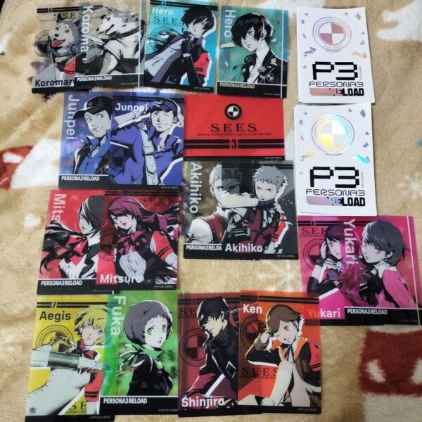 Persona 3 Collection Card Sticker F/S-M501 from japan Rare  Good condition