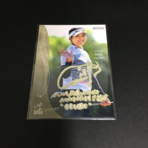 Epoch 2024 Japan Women'S Golf Serina Aoki Promotion Card F/S-M501 from japan Rar