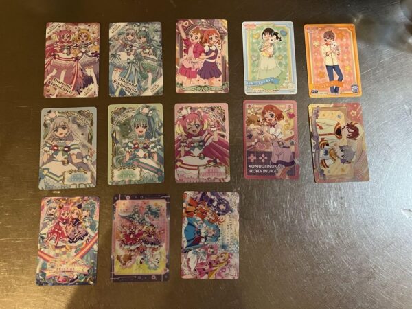 Wandafuru Precure Card Gummy Set Of 13 F/S-M501 from japan Rare  Good condition