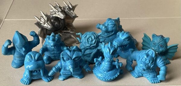 Godzilla Monster Army Part 2 Full Comp Blue Only F/S-M503 from japan Rare  Good