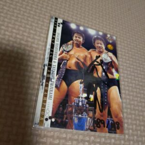 Fujinami Tatsumi 2002 Bbm 30Th Anniversary Ofjapan Pro Wrestling Autograph F/S-M