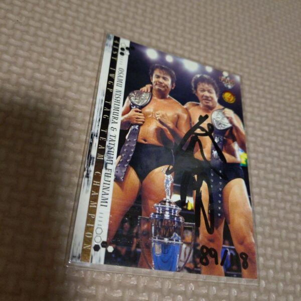 Fujinami Tatsumi 2002 Bbm 30Th Anniversary Ofjapan Pro Wrestling Autograph F/S-M