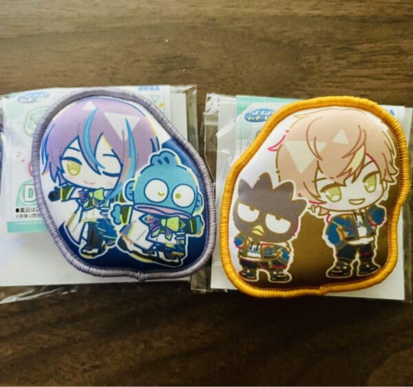Akito Shinonome Jindai Rui Proseca Sanrio Lottery Fluffy Badge F/S-M501 from jap