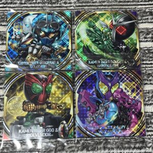 Kamen Rider Wafer Seal Sr 4 Pieces Set F/S-M501 from japan Rare  Good condition