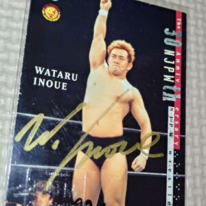 2002 Bbmjapan Pro Wrestling 30Th Anniversary Autographed By Inoue Wataru F/S-M50