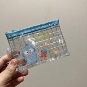 Sanrio Flat Pouch Hangyodong 100 Yen Store F/S-M503 from japan Rare  Good condit