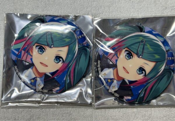 Proseca Connect Live Hatsune Miku Can Badge F/S-M501 from japan Rare  Good condi