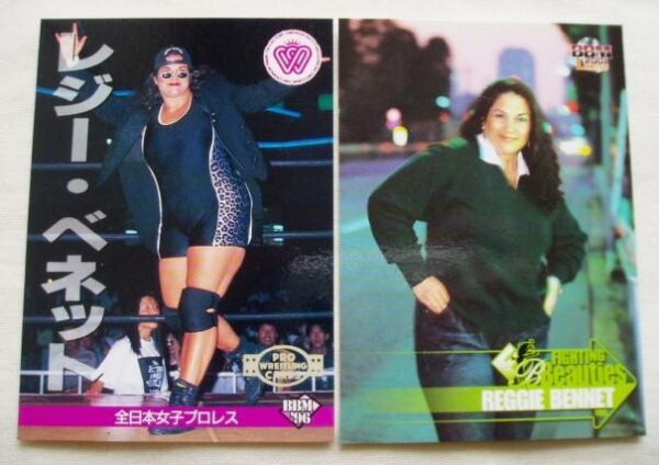 Reggie Bennett Bbm All Japan Women'S Pro Wrestling Card Trading Buzzword Award P