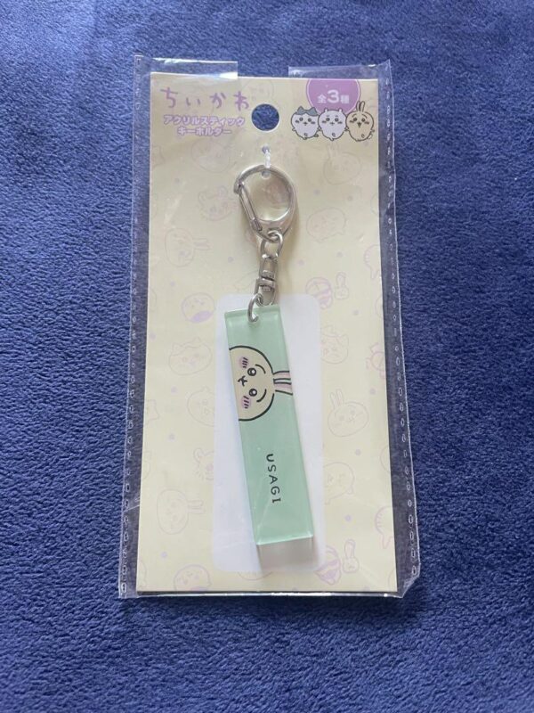 Available Chiikawa Stick Acrylic Keychain 100 Yen Store Rabbit