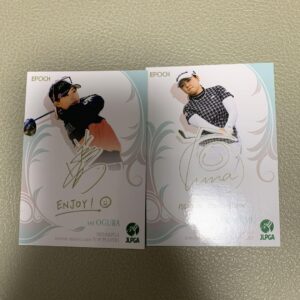 Aya Ogura Hinako Yamauchi Japan Women'S Golf Association Official Trading Card F