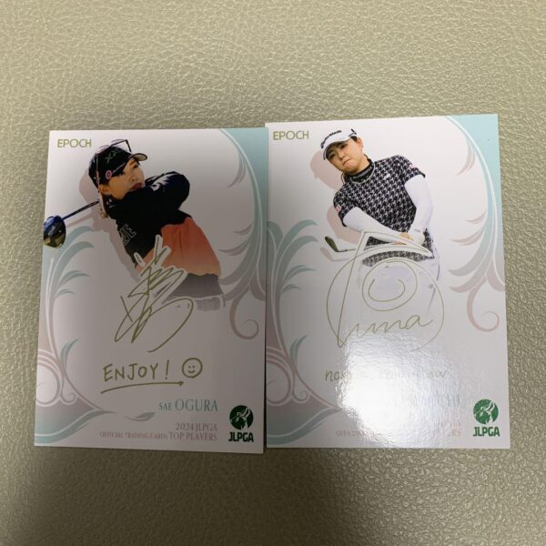 Aya Ogura Hinako Yamauchi Japan Women'S Golf Association Official Trading Card F