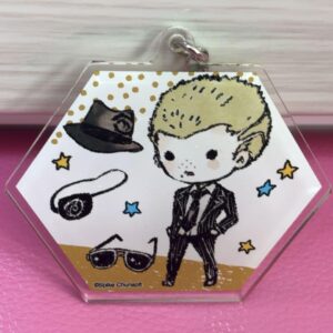 Danganronpa Kuzuryu Fuyuhiko Acrylic Keychain F/S-M501 from japan Rare  Good con