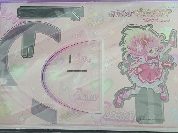 Wonderful Pair Acrylic Stand Zutsutomo Cafe Precure F/S-M501 from japan Rare  Go